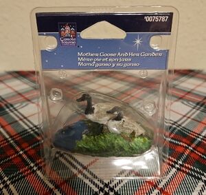 Lemax Mother Goose and Her Gander Mini Figurine Village Accessory